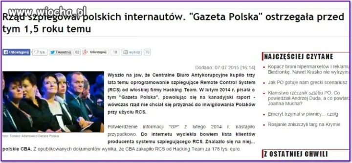 Orwell w realu