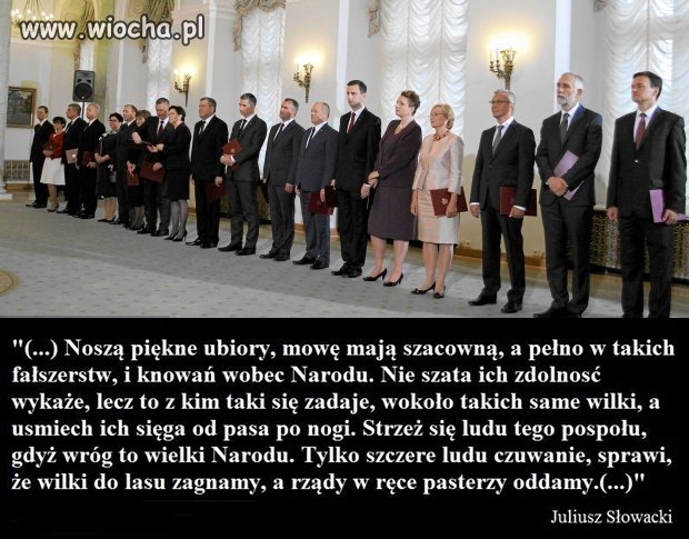 Kiedy my się doczekamy rządu który by spełniał