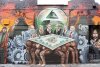 „New World Order”, malarz Mear One w Londynie