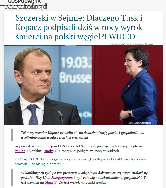 Za zdradę i sabotaż powinna być tylko jedna kara. 