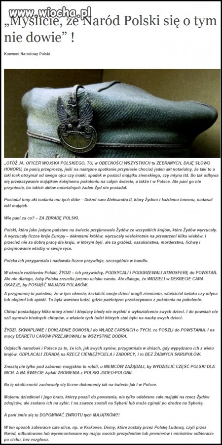 Naród powinien się