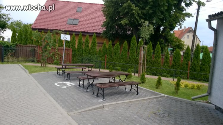 Ekskluzywny parking dla inwalidów