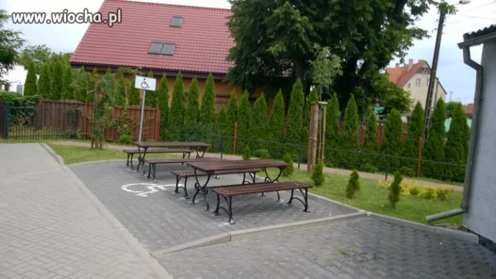 Ekskluzywny parking dla inwalidów