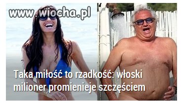 Młodsza o 30 lat, poślubiła milionera