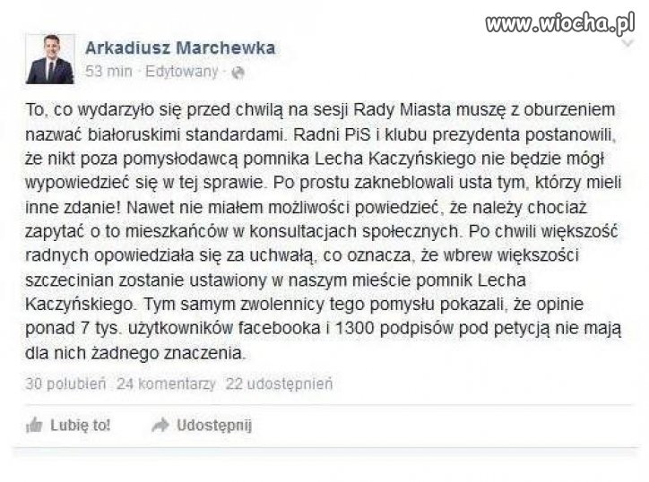 Zdanie innych się nie liczy... 