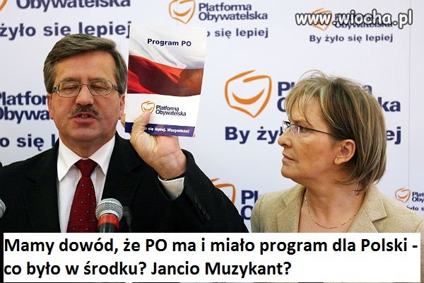 Faktycznie, istnieje ponoć program PO