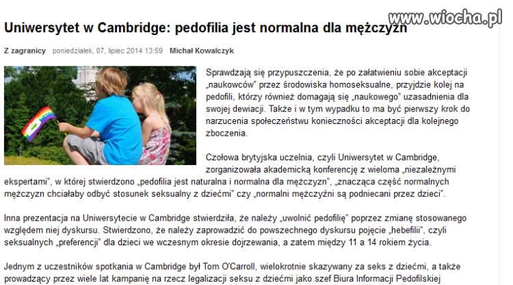 Dokąd zmierza postępowy świat i nowoczesność