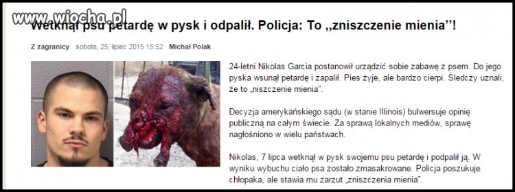 Proponuje jak go znajdą to samo zrobić