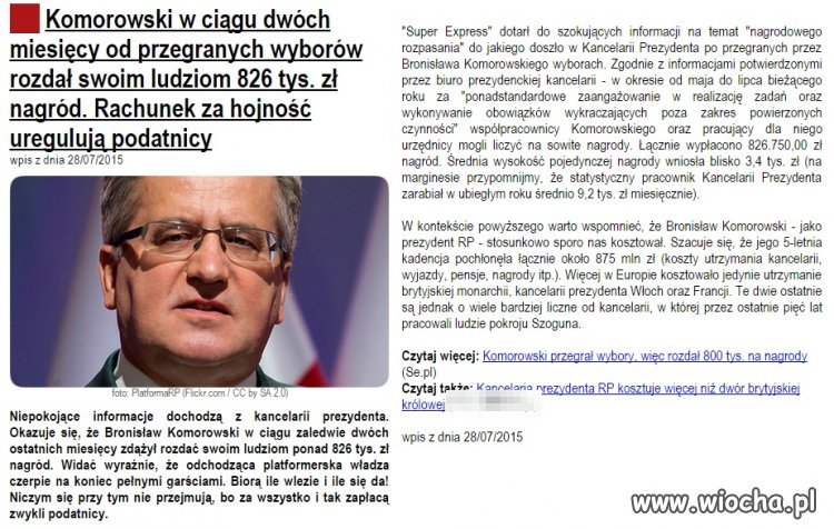 "By żyło się lepiej" (swoim)