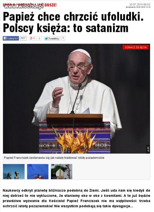 Uwielbiam papieża Franciszka 