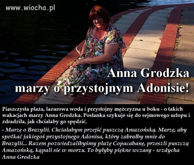 Ani marzą się wakacje 