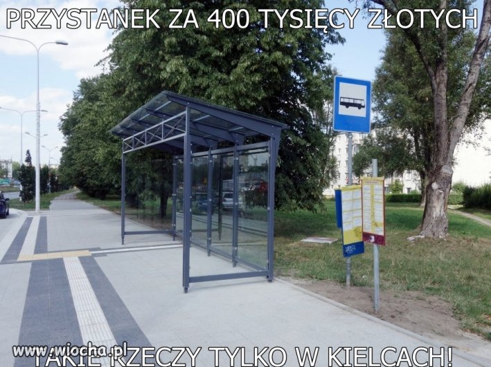 400 tys. złotych za wiatę, chodnik i beton
