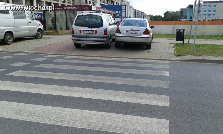 Parkowanie na przejściu dla pieszych