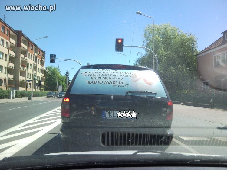 Jadę spokojnie patrzę a tu...