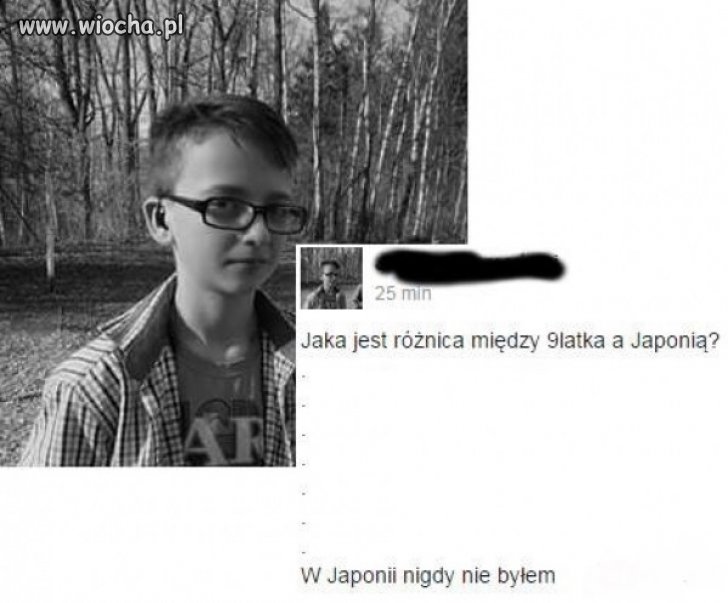 Dzieciak zaszalał.