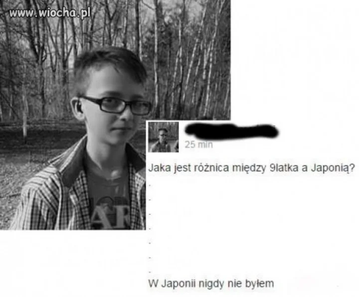 Dzieciak zaszalał.