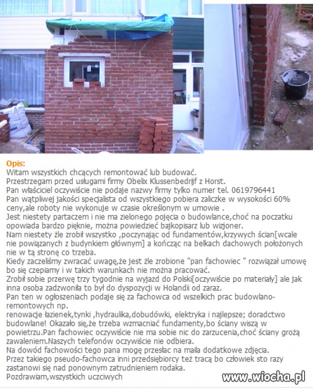 Pan pseudo-fachowiec za granicą