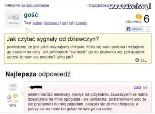 Sygnały od dziewczyn