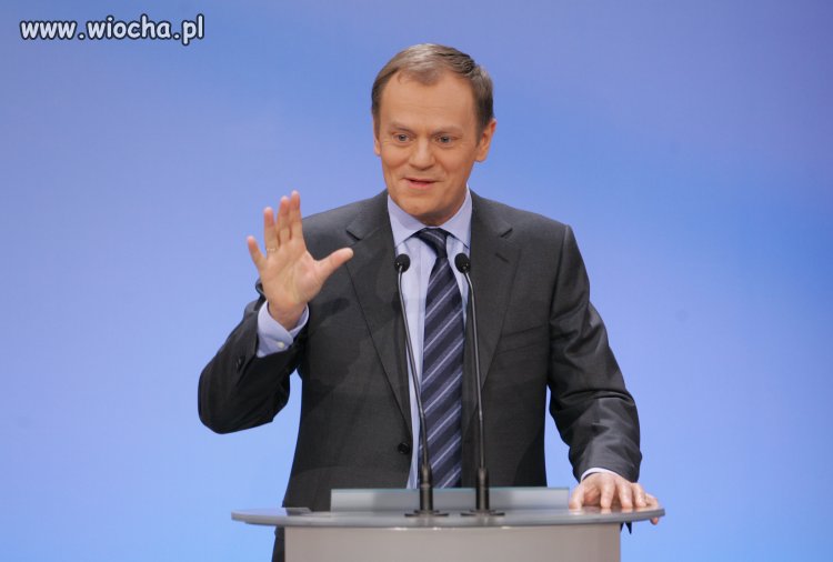 Pierwsza obietnica Tuska - "Moja władza będzie ...