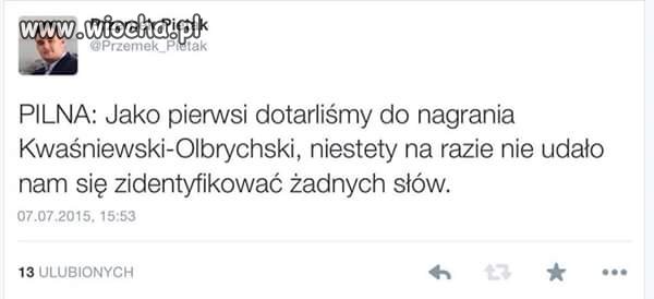 Z ostatniej chwili