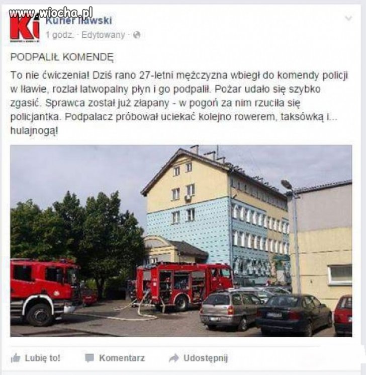 Może chciał dopalaczy.