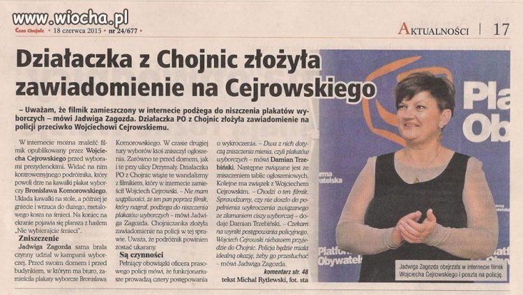 Lokalna gwiazdeczka PO chce wypłynąć na szerokie wody za
