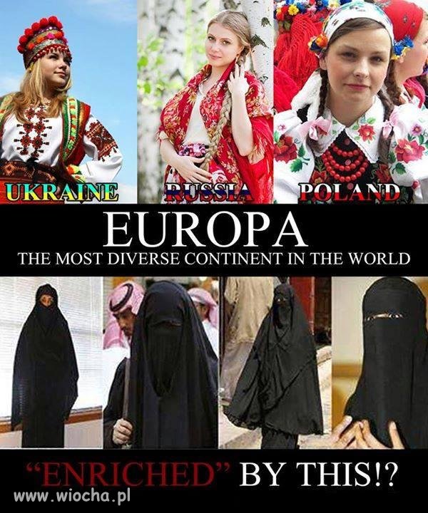 Europejki w strojach tradycyjnych...