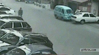 Czyżby na motorku jechali pod prąd ??
