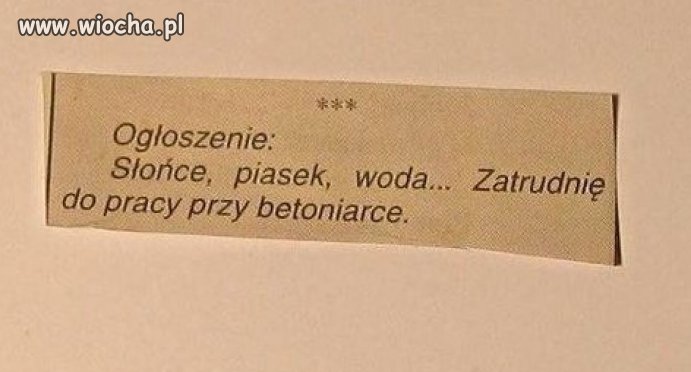 Ogłoszenia drobre 