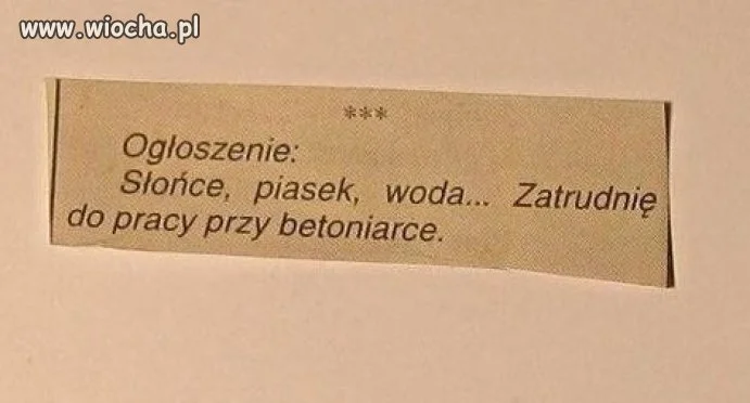 Ogłoszenia drobre 