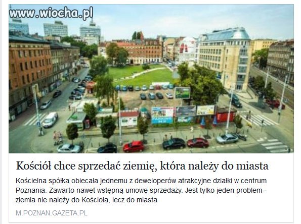 Kościelne interesy...