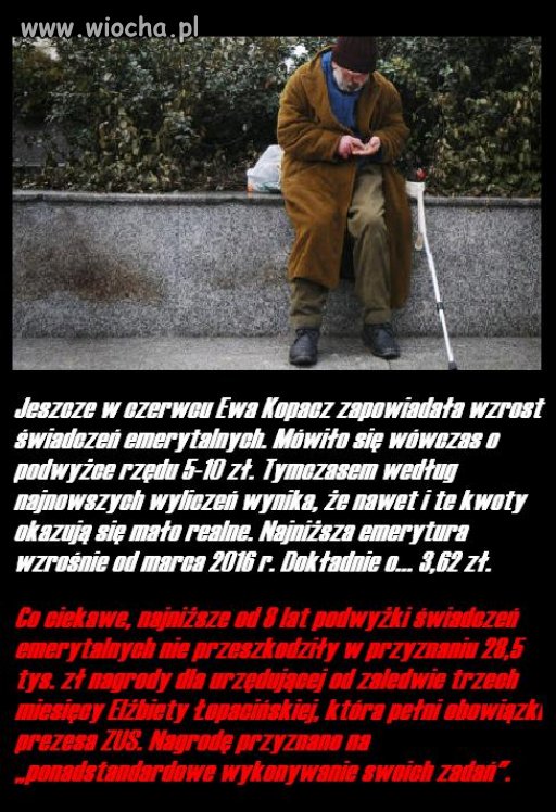 Kpina z emerytów i "ponadstandartowa