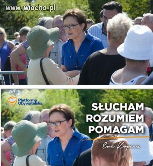 Usunęli suflera Ewki ze zdjęcia