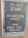 Jeśli jesteś za słaby