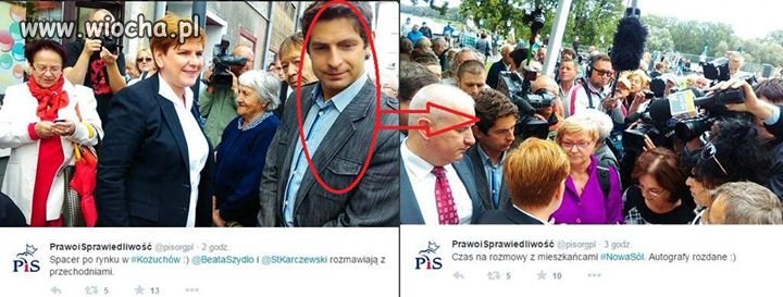 I tradycyjny "przypadkowy przechodzień"