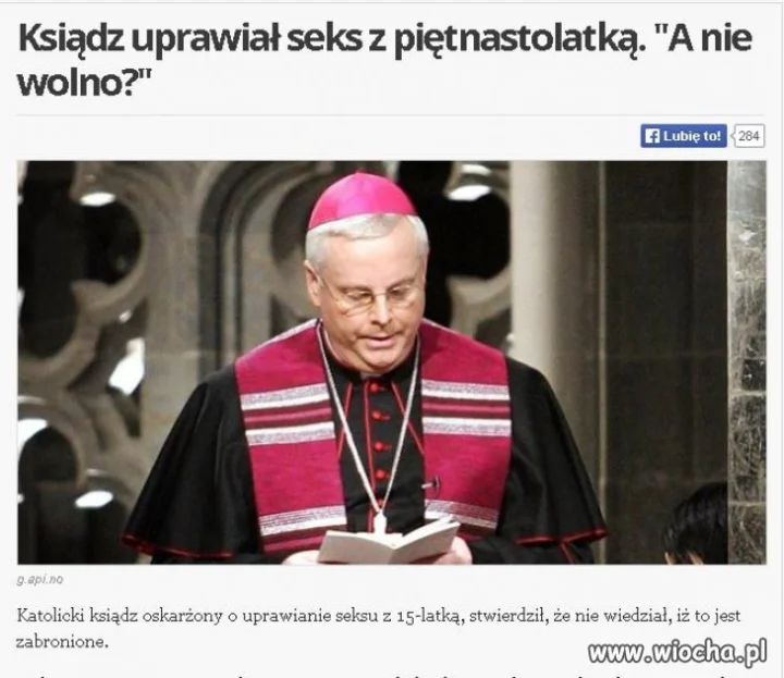 Od lat z nią to robił, a tera się go uczepili 