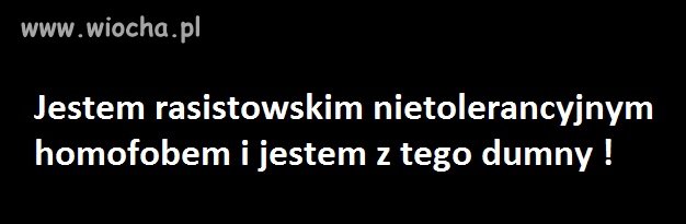 Taki jestem i nic tego nie zmieni