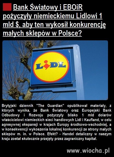 Lidl dostał kasę 