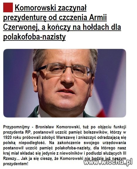 A Polaków on miał w d**e