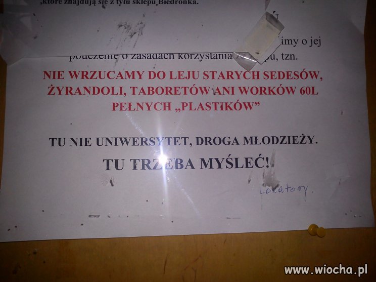 Tu trzeba myśleć!