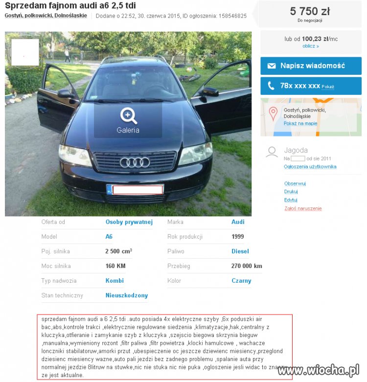 Sprzedam fajnom audi