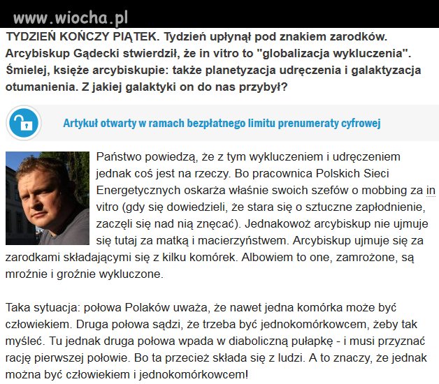 Tydzień pod znakiem zarodków