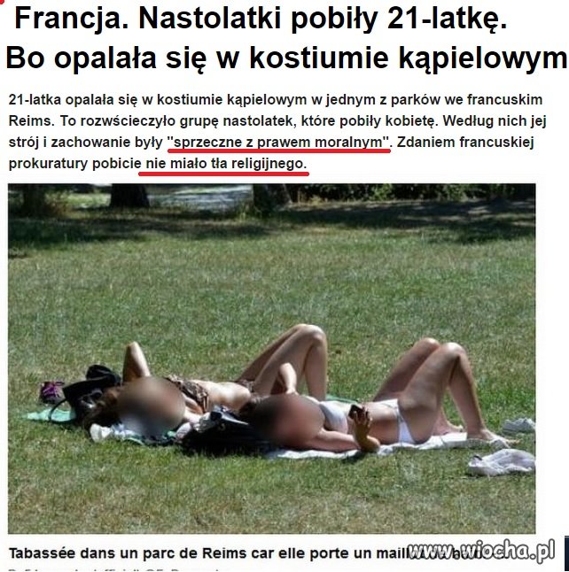 Jihad czy patrol religijny moherów to ci pytanie?