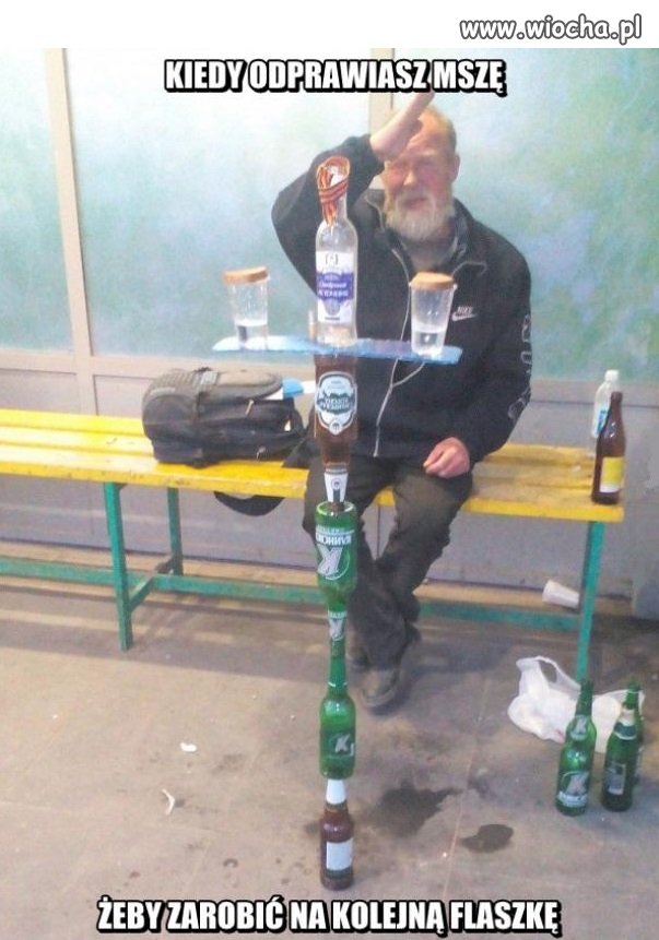 Msza za kolejną flaszkę