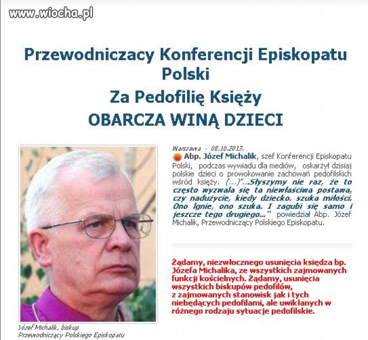 Do tej pory facet za te słowa nie poniósł ...