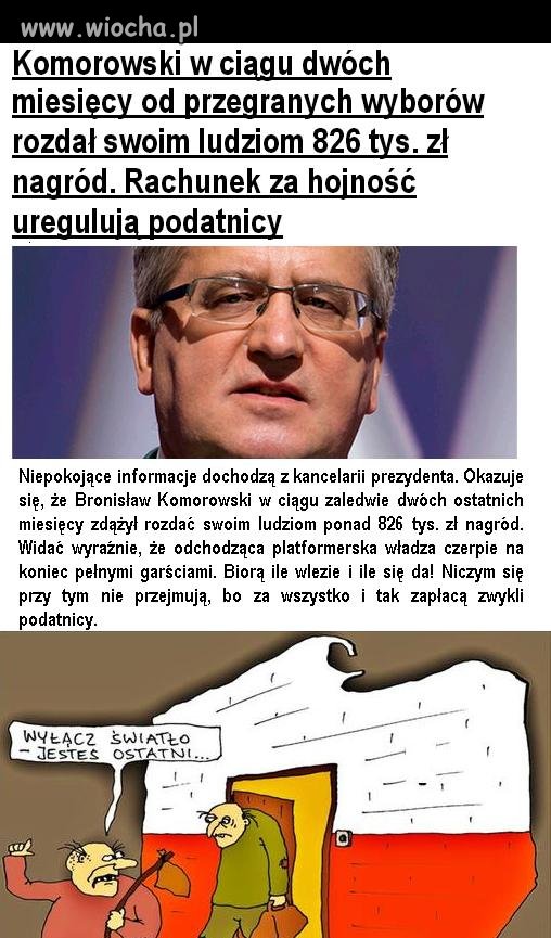 Honorowego faceta poznajemy po tym jak kończy.