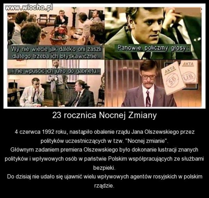Słowa Olszewskiego: "Chce wyjść jutro na ulicę