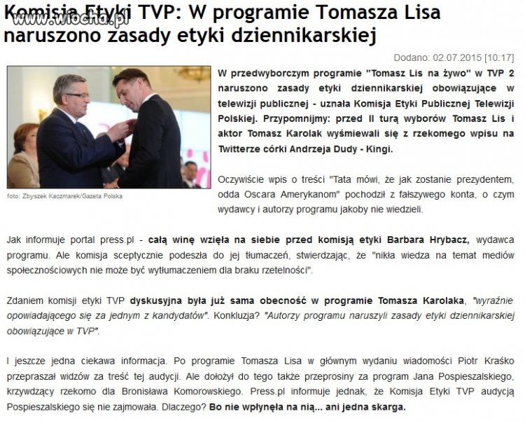 Lis zaczyna być 
