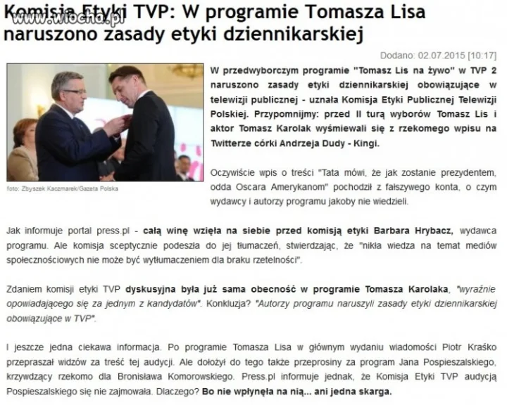 Lis zaczyna być 
