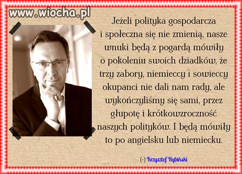 A ja mówię skończcie wojny polsko-polskie